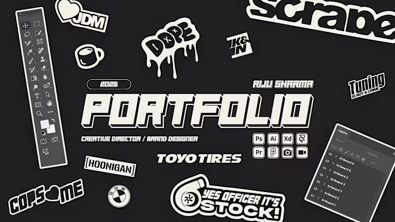 Cover image for Portfolio – Riju Sharma | Creative Director | Brand Designer