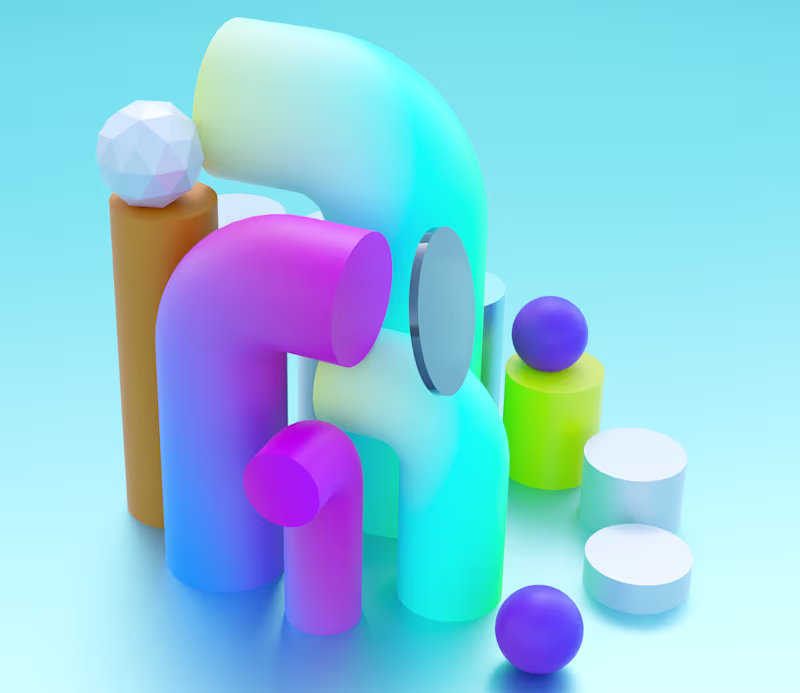 Cover image for I will provide a stunning custom 3D abstract design