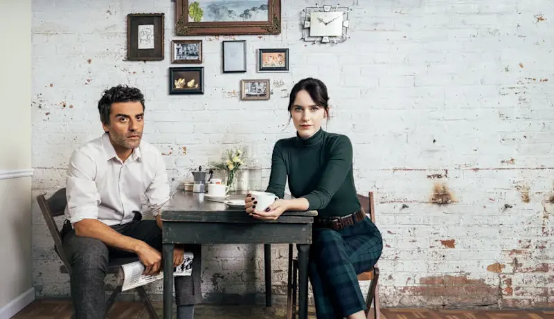Cover image for Oscar Isaac and Rachel Brosnahan decode ‘The Sign in Sidney Bru…