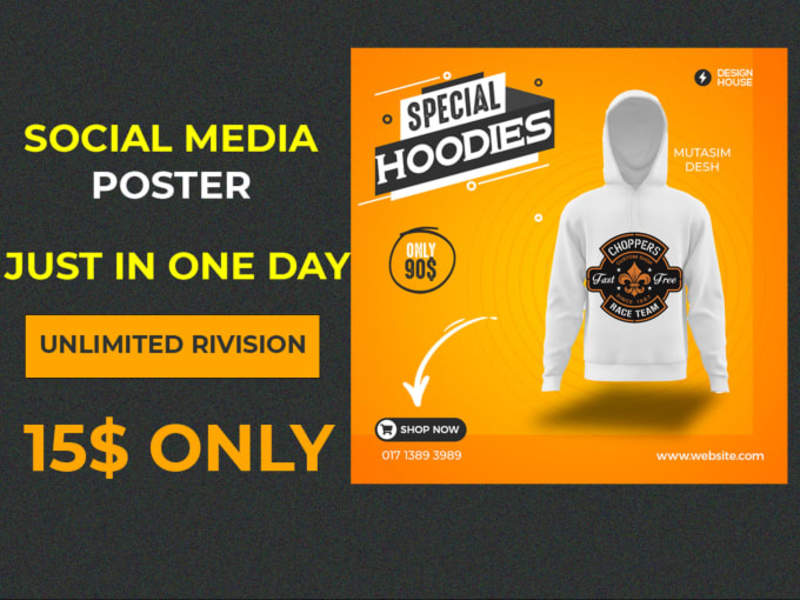 Cover image for I will make social media poster,flyer
