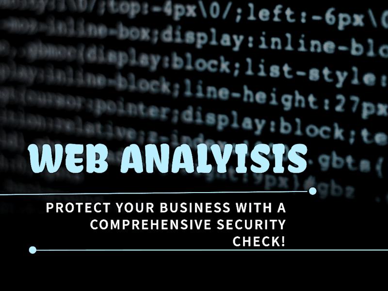 Cover image for Website Vulnerability Analysi
