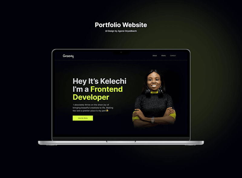 Cover image for Developer Portfolio Website Design UX/UI on Behance