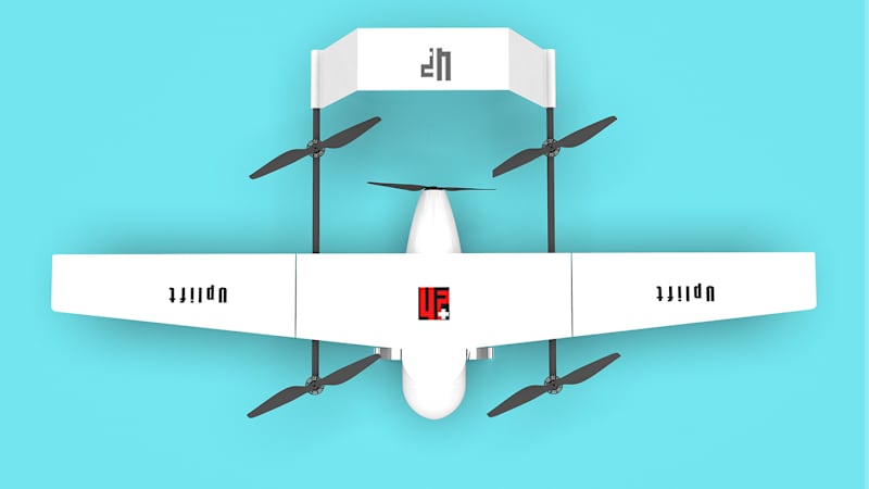 Cover image for Uplift XA1 fixedwing UAV :: Behance