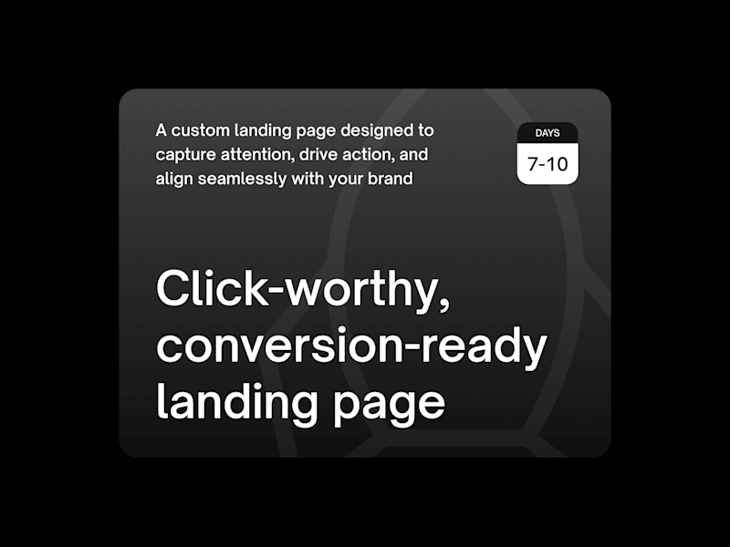 Cover image for Landing Page Design 🚀