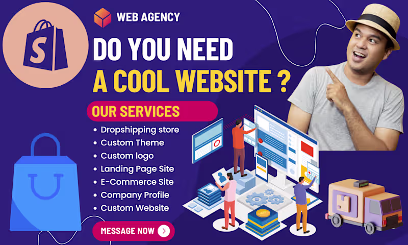 Cover image for Shopify website designing