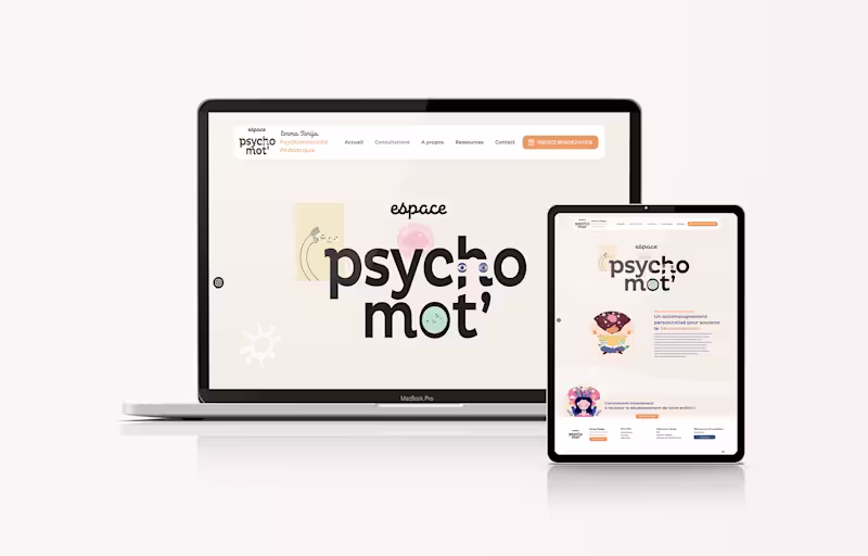 Cover image for Website Design for a Psychomotor Therapy Practice