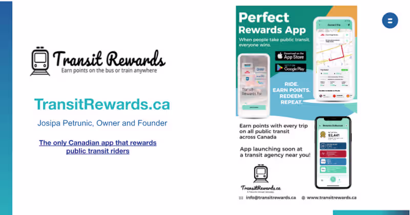 Cover image for Transit Rewards App Presentation Slides