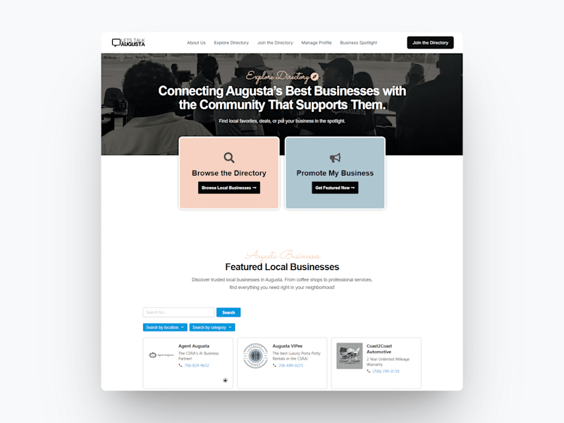 Cover image for Let’s Talk Augusta – Augusta’s Hub for Local Business Discovery