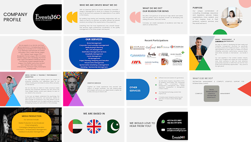 Cover image for Events360 - Company Profile