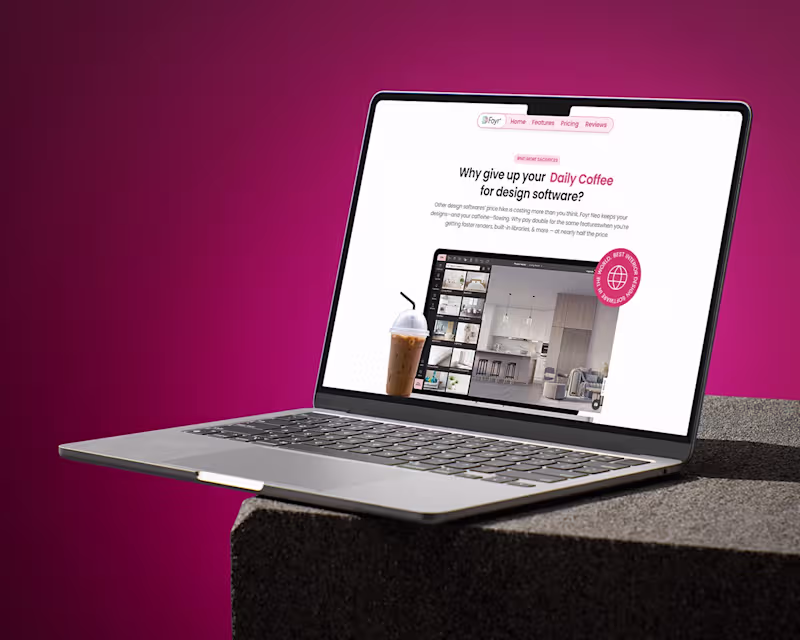 Cover image for FOYR NEO — LANDING PAGE About: The Foyr team hired me to des...