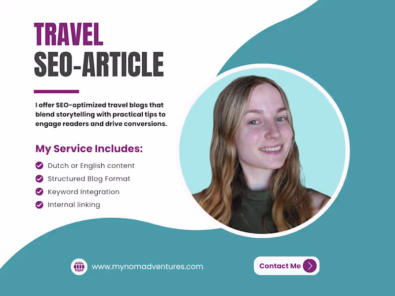 Cover image for SEO Travel Blog Article