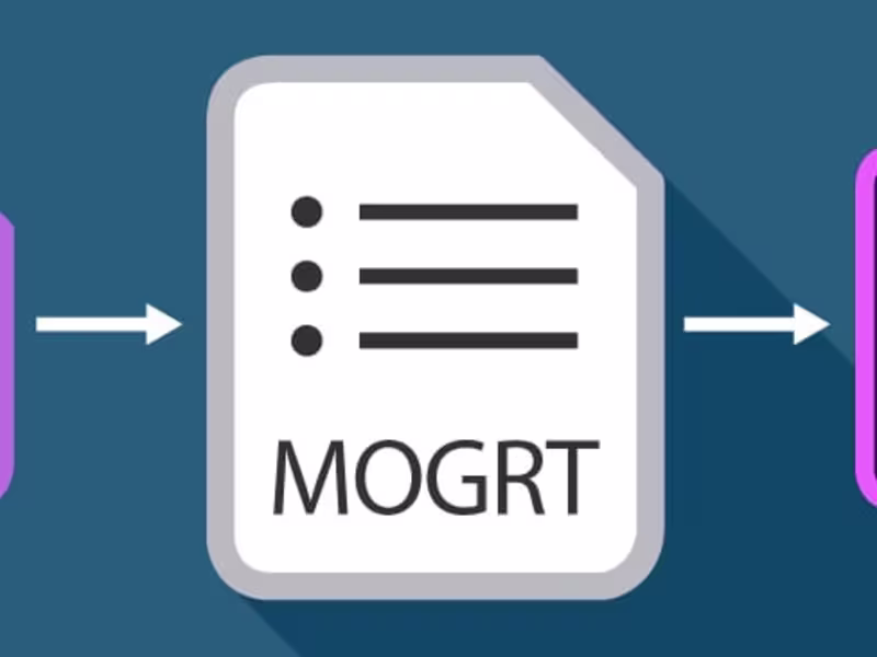 Cover image for Mogrt templates for your brand videos