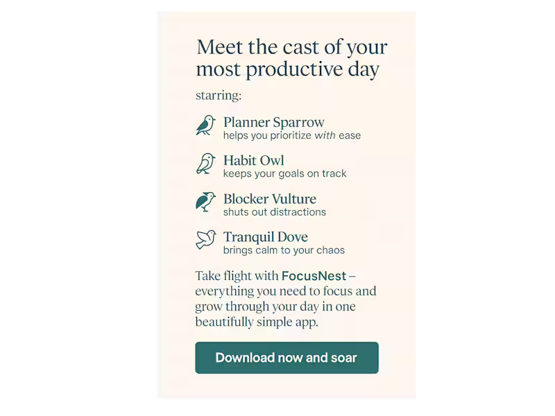 Cover image for FocusNest - Productivity App