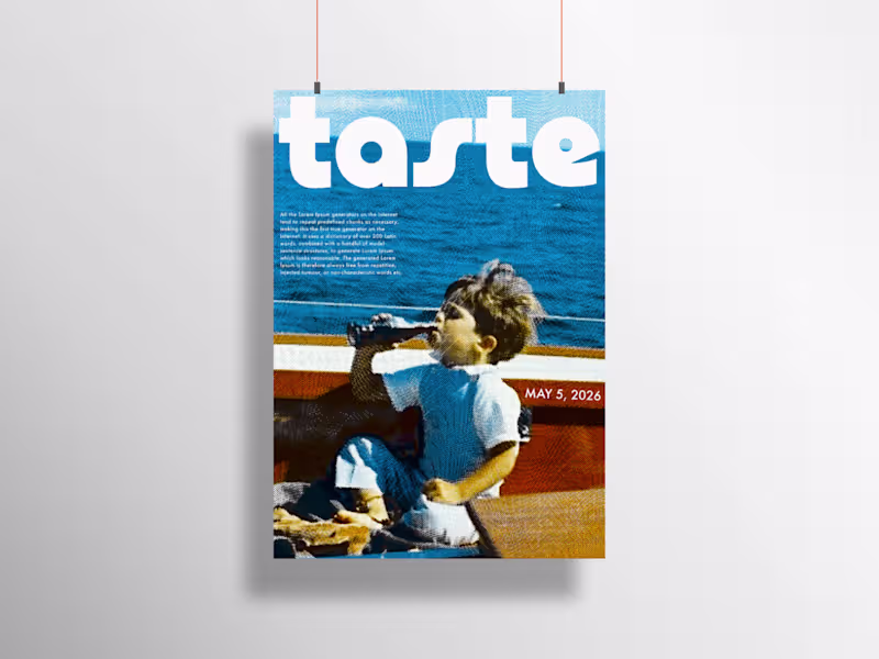 Cover image for Explorative Poster Design Project