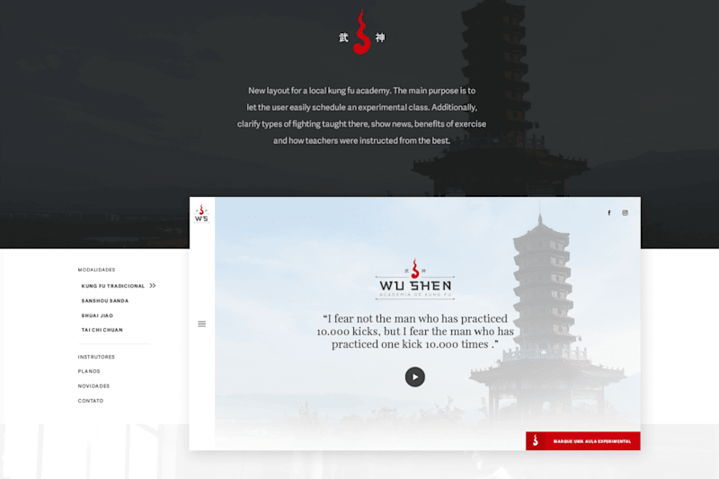 Cover image for Wu Shen kung fu academy