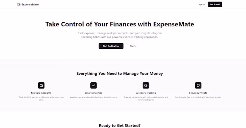 Cover image for ExpenseMate is a full-stack personal