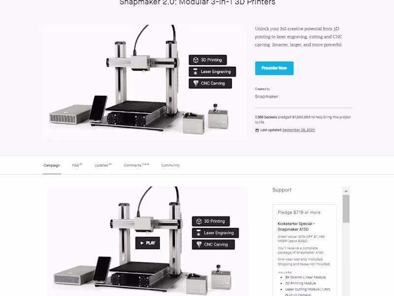 Cover image for Copywriting| Product Landing Page for Kickstarter