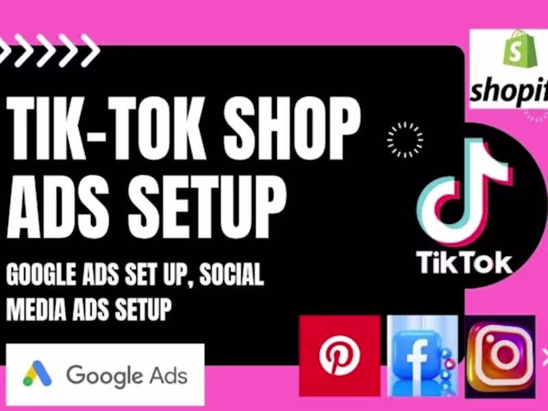Cover image for I will set up tiktok ads facebook ads instagram ads google ads 