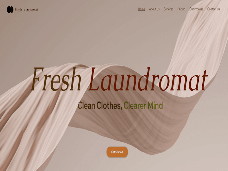 Cover image for Fresh Laundromat Website Design