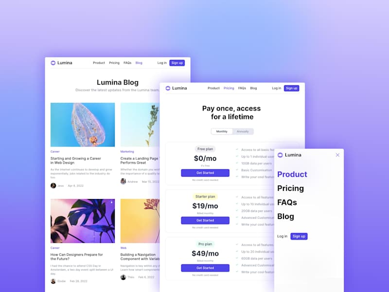 Cover image for Lumina - Website