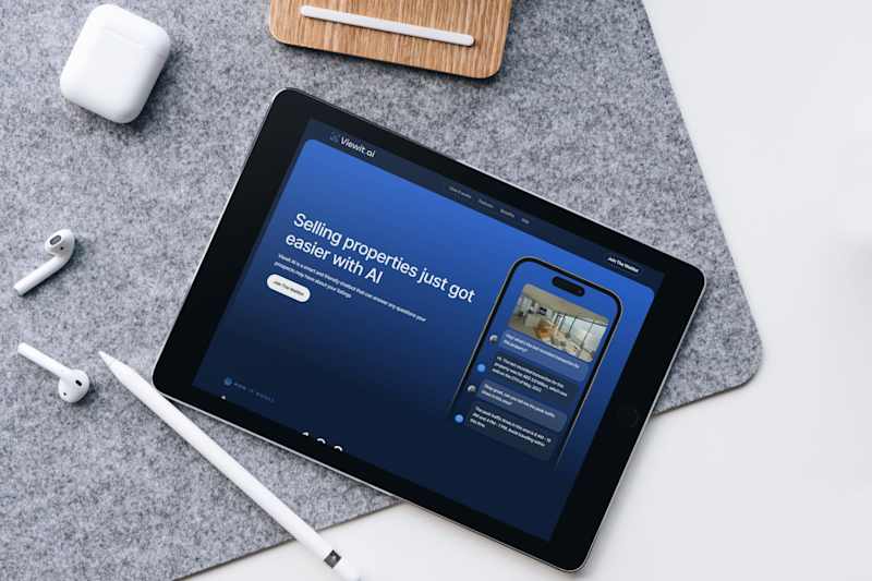 Cover image for Viewit AI - Virtual Agent | Modern Framer Website