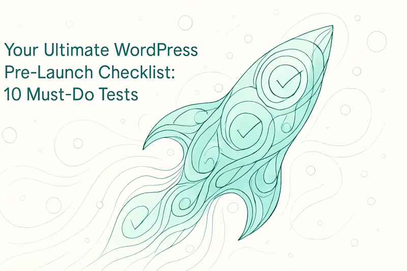 Cover image for Your Ultimate WordPress Pre-Launch Checklist: 10 Must-Do Tests