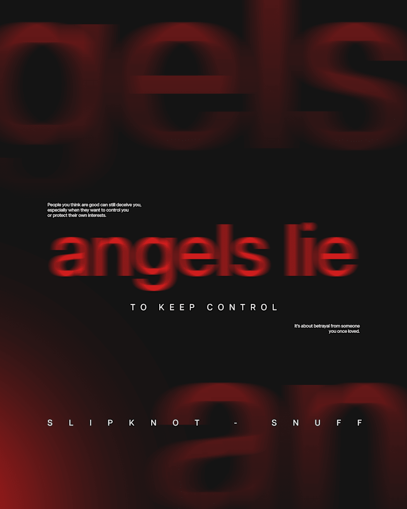 Cover image for Poster - Angels Lie