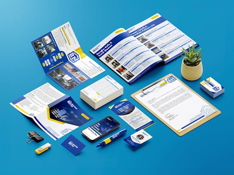 Cover image for Branding Kit Design Include Stationary Set & Marketing Materials