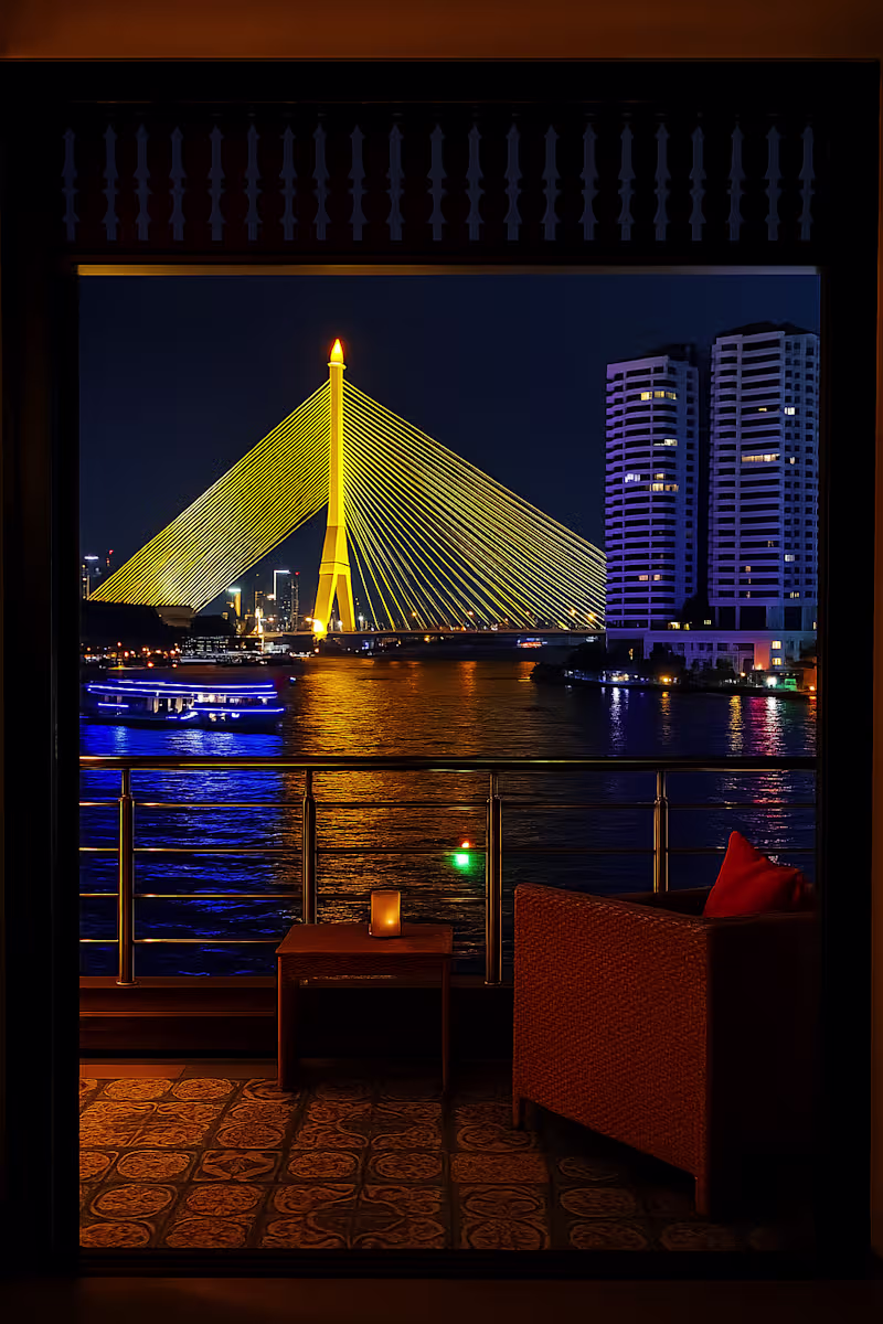 Cover image for Luxury Riverside Escape – A Visual Journey through Riva Surya