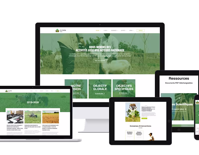 Cover image for C-CASA MALI BRANDING, SITE WEB ET RESEAUX SOCIAUX