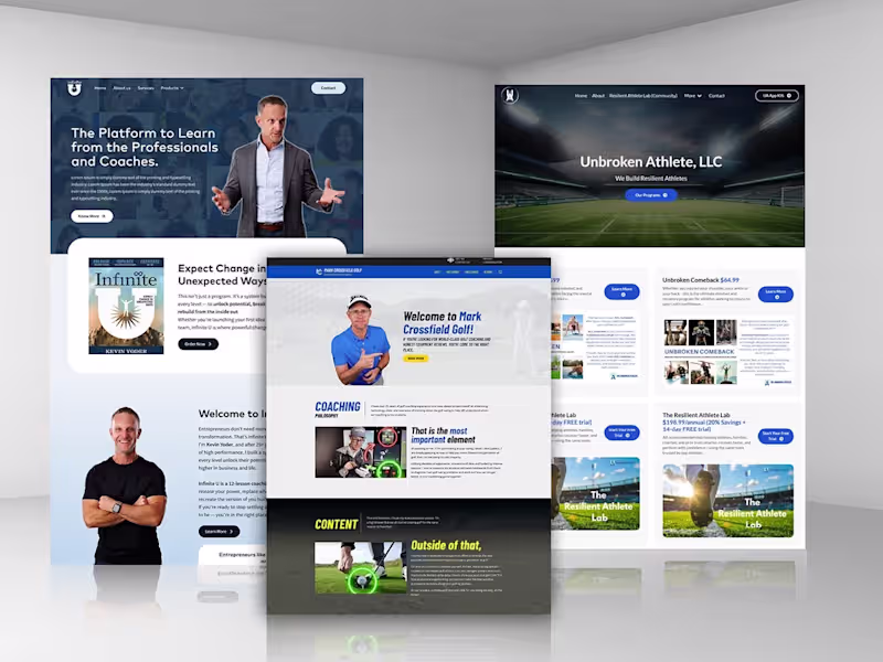 Cover image for Premium Kajabi Website Design & Digital Ecosystem Build