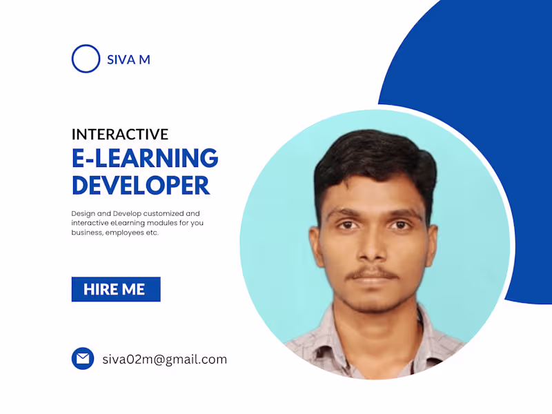 Cover image for Customized eLearning Development