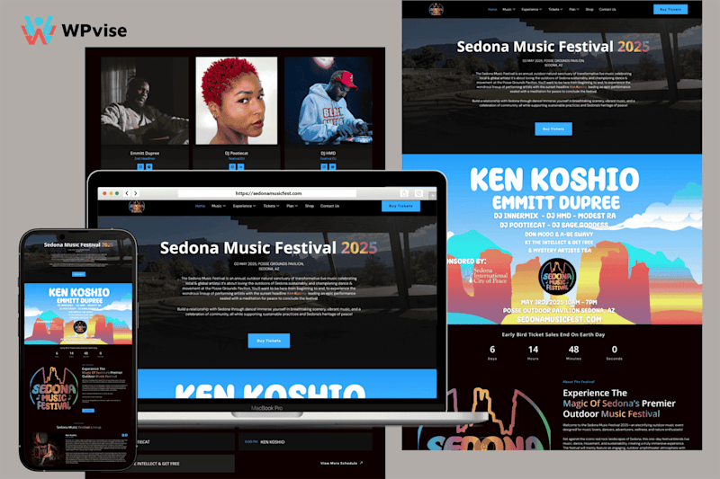 Cover image for Sedona Music Festival Website Redesign