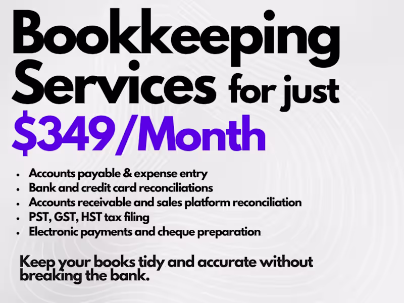 Cover image for Bookkeeping Services