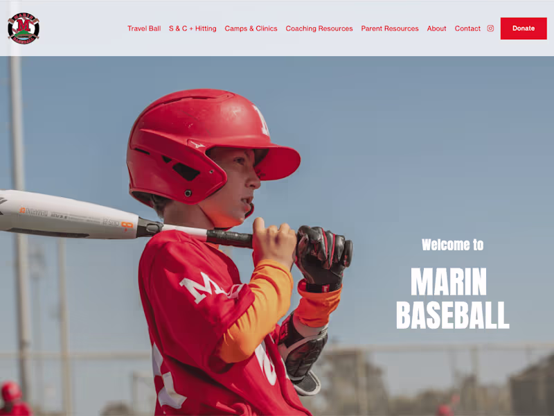 Cover image for Marin Baseball