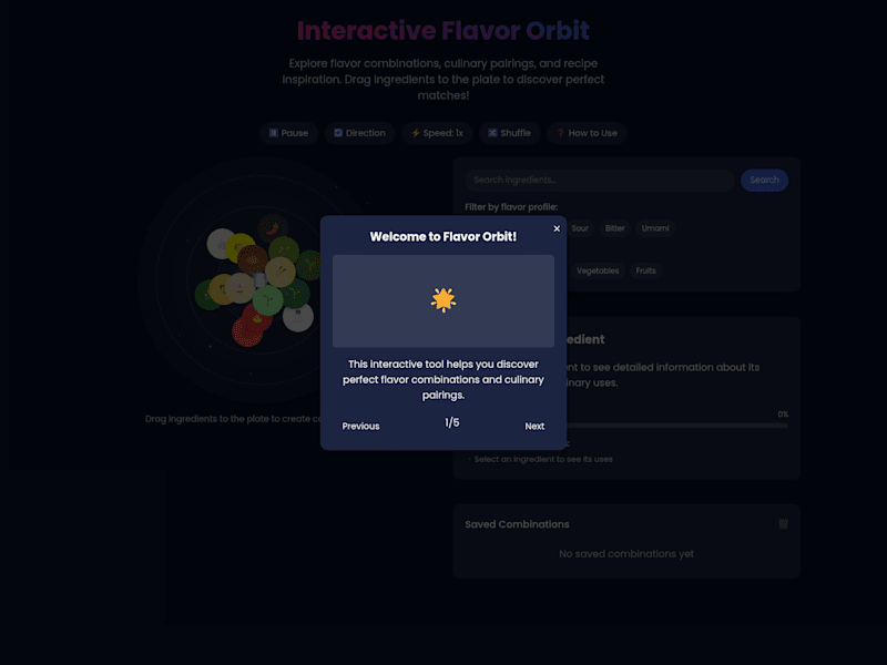 Cover image for Flavor Orbit Animation
