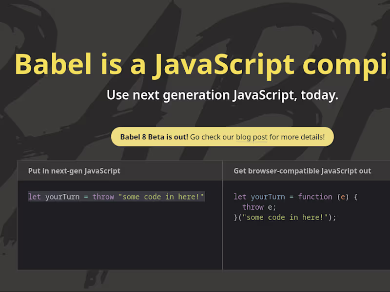Cover image for TC39 Decorators Proposal  implementation for Babel.js