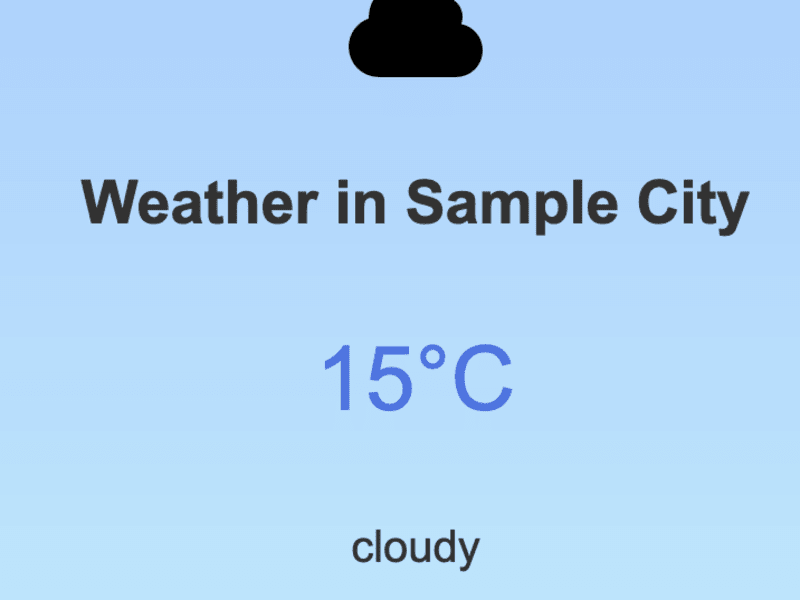 Cover image for Basic weather application