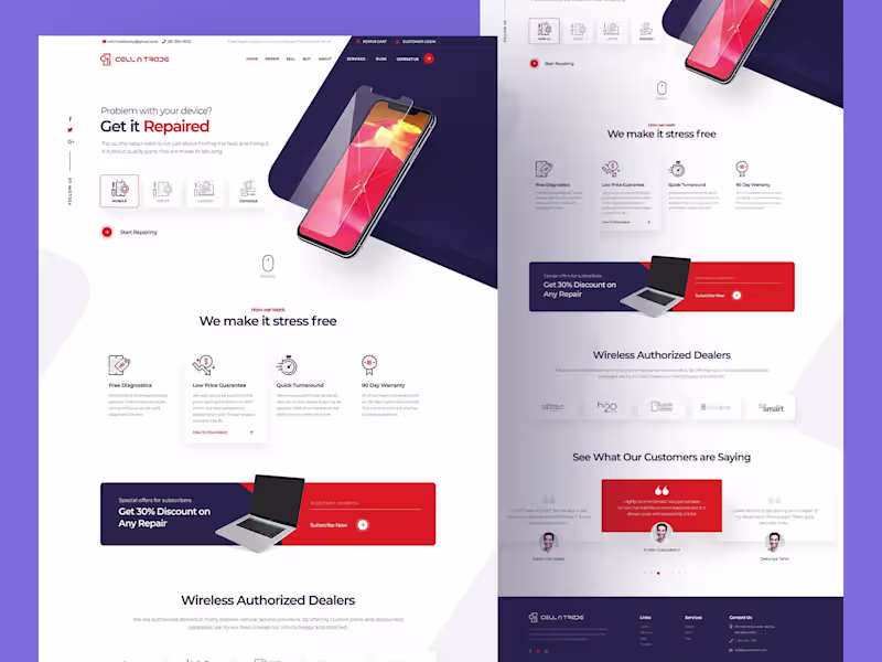 Cover image for Web Design & Figma UI/UX