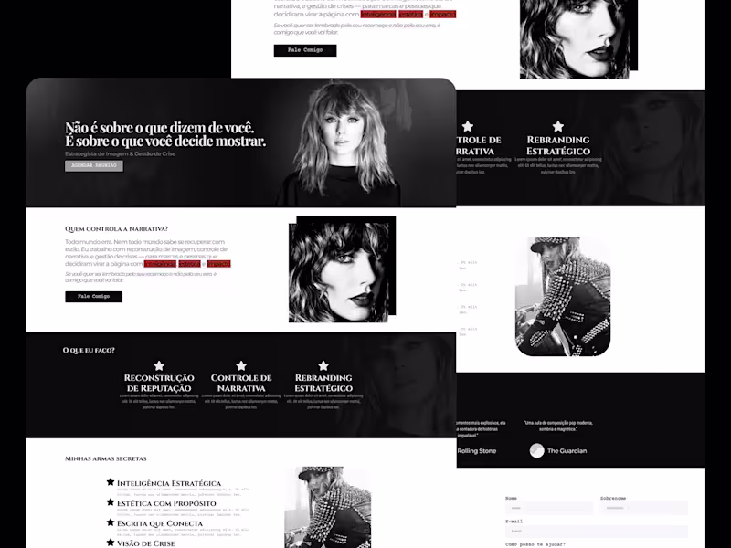 Cover image for Reputation Strategy Website — Narrative Control