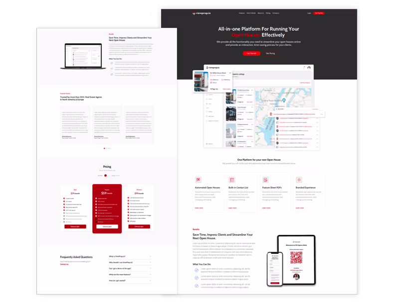Cover image for Viewprop.io Real Estate App