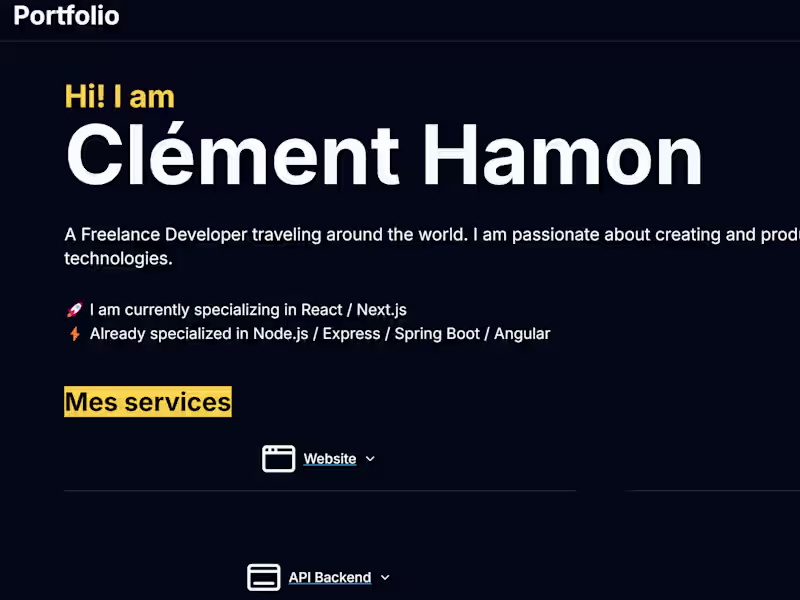 Cover image for Portfolio