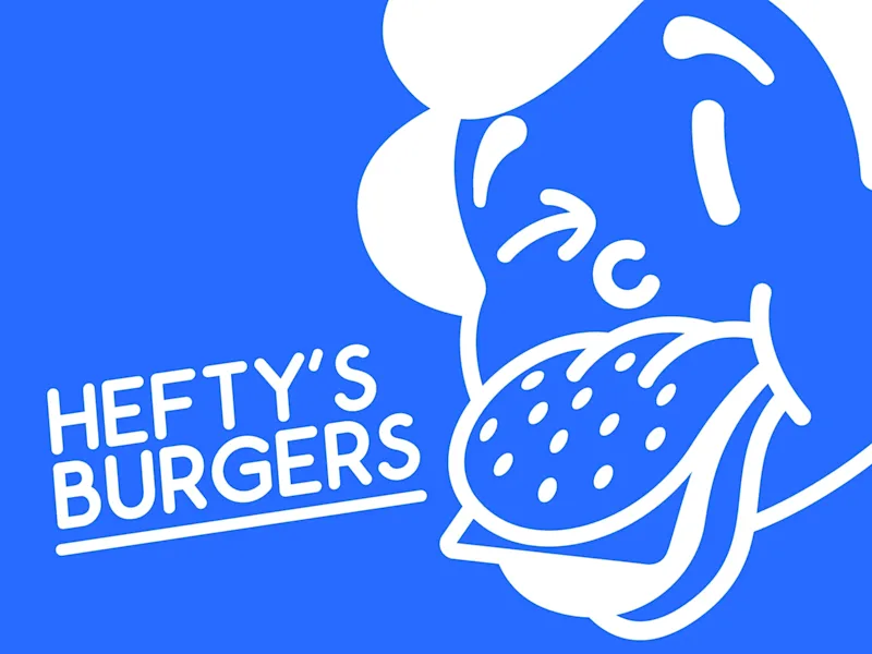 Cover image for "Hefty's Burgers" Logo Animation