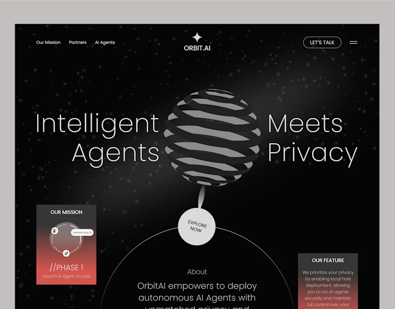 Cover image for AI Agent Website I Orbit AI