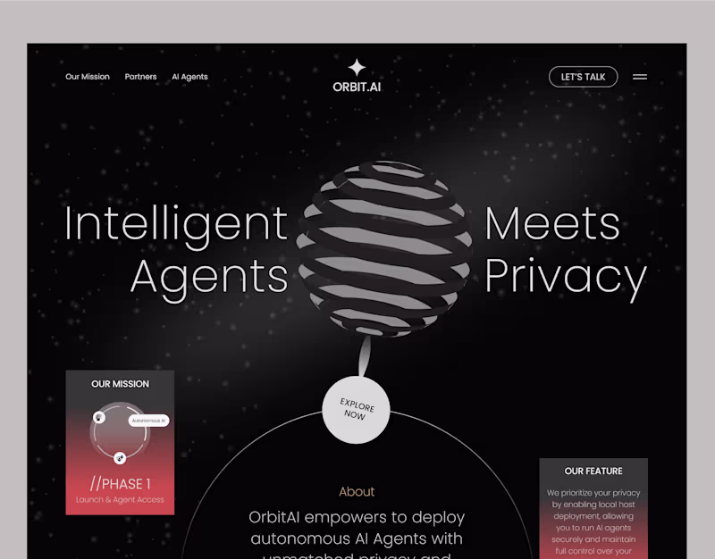 Cover image for AI Agent Website I Orbit AI