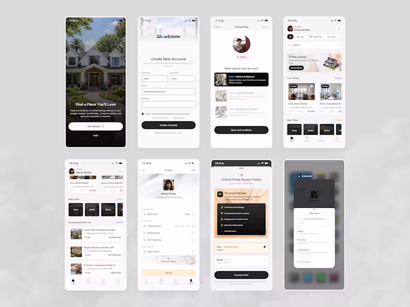 Cover image for Current screens for a "Property