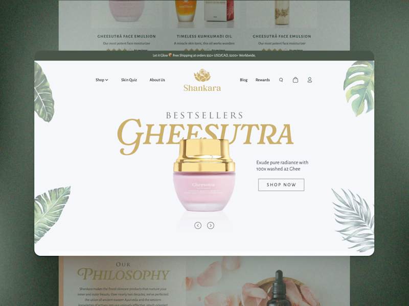 Cover image for Shankara: Visual Refresh for a Skincare Ayuurvedic Brand
