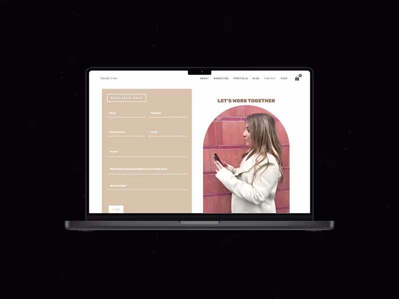 Cover image for Concept C You | A social media marketer