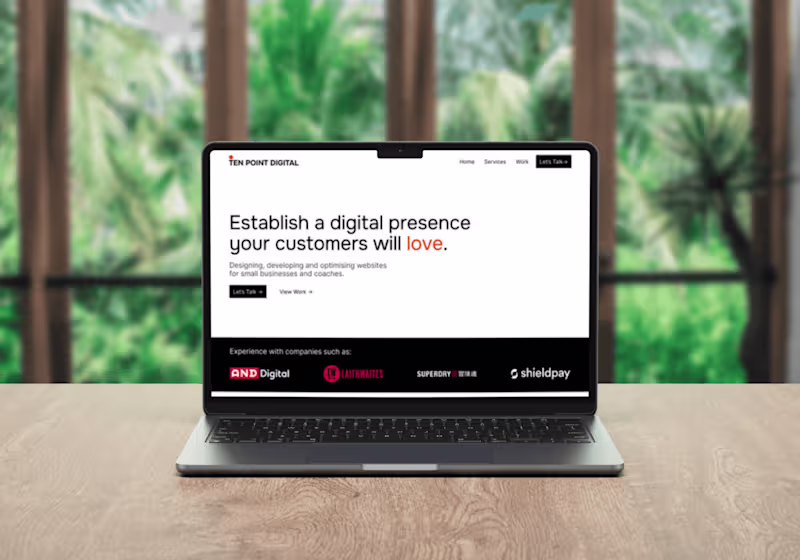 Cover image for Ten Point Digital - Web Agency Website