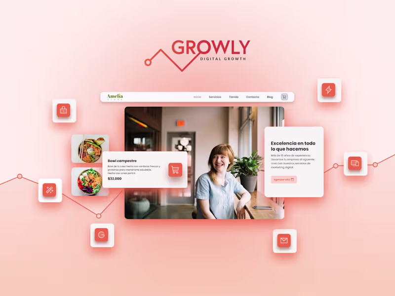 Cover image for Growly | Landing page design